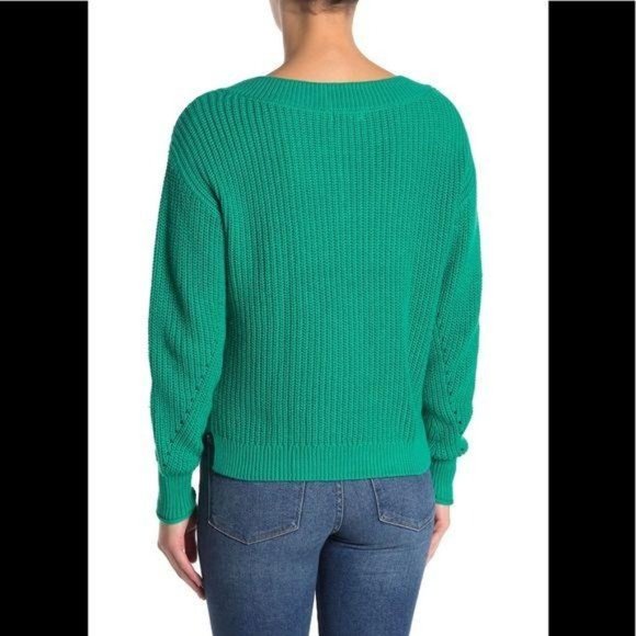 ABOUND Cable Knit V-Neck Sweater NWT - Picture 2 of 11